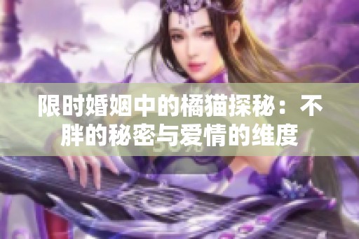 限时婚姻中的橘猫探秘：不胖的秘密与爱情的维度