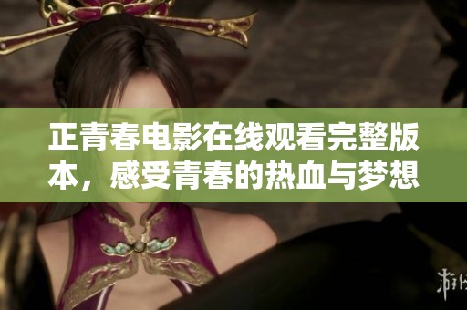 正青春电影在线观看完整版本，感受青春的热血与梦想