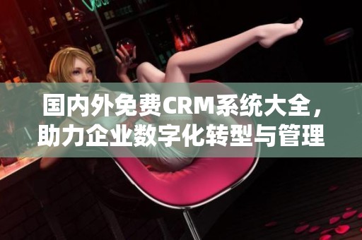 国内外免费CRM系统大全，助力企业数字化转型与管理优化