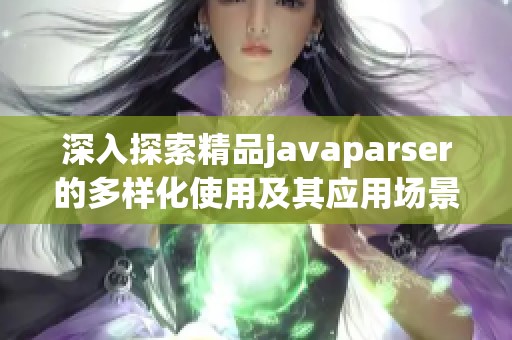 深入探索精品javaparser的多样化使用及其应用场景